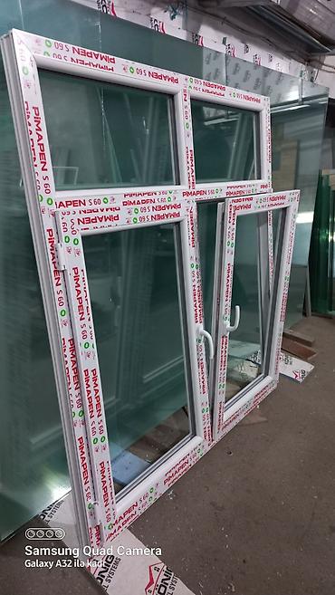 qapi pencere: RƏNGLİ Plastik Pəncərə və Qapılar 60x120 bir ədədi 99 man — 10