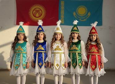 Башка товарлар: Детские национальные костюмы для девочек (комплект) - Назначение — 1