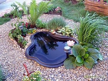 Другие емкости: Декоративные пластиковые пруды украсить свой садовый участок стало — 6