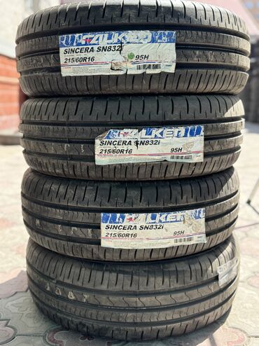 Шины: 215/60/16 4 шт комплект, МасловаЯ, в идеальном состоянии фирма Falken