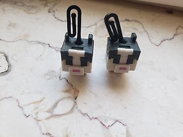 Minecraft üslublu pişik fiquru açarlıq - Dizayn: Kublu, piksel