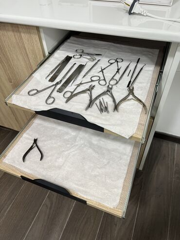 Другое оборудование для салонов красоты: Маникюрный стол Полки под лаки Лабораторный шкаф Шкаф под сухожар — 8