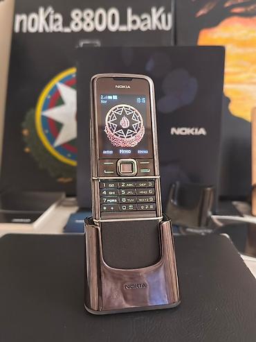 Nokia: Nokia 8000 4G, 2 GB, rəng - Qəhvəyi, Düyməli — 8