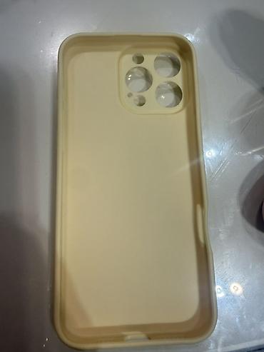 12 pro max kabro: Iphone 16 pro max ucun case. Aciq sari rengdedi. Yenidi, istifade — 2