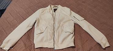 куртки поло: Мужская куртка, L, XL, Zara, Б/у, цвет - Белый, Самовывоз, Платная доставка — 1
