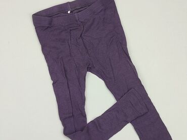 legginsy jeansowe dla dziewczynki: Leggings for kids, 4-5 years, 104/110, condition - Good