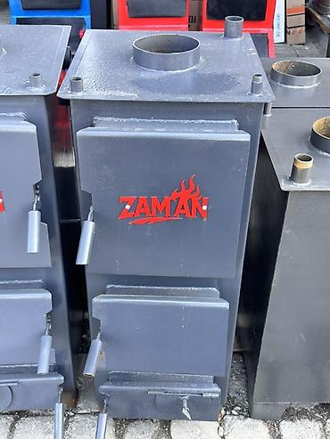 Буржуйки: Твердотопливная печь Zaman — компактная металлическая буржуйка для — 1