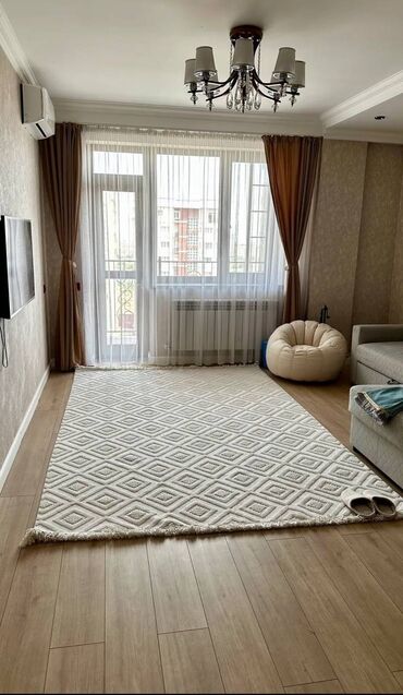 квартира нижная ала арча: 2 комнаты, 55 м², Элитка, 8 этаж, Евроремонт