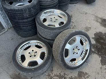Колеса в сборе R 18, Б/у, Комплект, Легковые, Литые, отверстий - 5