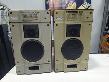 Dinamiklər və kolonkalar: İşlənmiş Radiotehnika Kolonka, Növ - Akustik, rəng - Qəhvəyi — 14