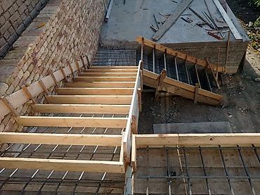 Бетонные лестницы: Бетонная лестница Для дома — 5