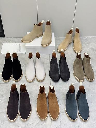 Ботинки: Мужские ботинки челси из замши - Материал верха: натуральная замша с — 1