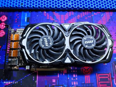 Видеокарты: Видеокарта, Б/у, AMD, Radeon RX, 4 ГБ, Для ПК