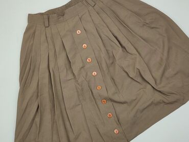 brązowa spódnice rozkloszowane: Spódnica, S, stan - Dobry