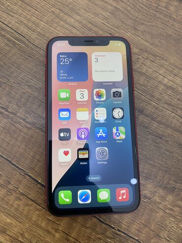 экран: IPhone 11, 128 GB, Qırmızı