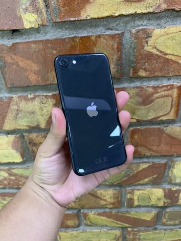 клей для телефона: IPhone SE 2020, Колдонулган, 64 ГБ, Кара, 78 %