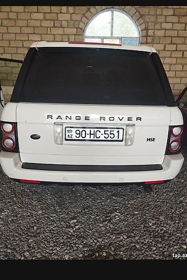 turbo az ranc rover: Land Rover Range Rover HSE (L322) – ağ rəng, 5 qapı, 5 yerlik lüks — 1
