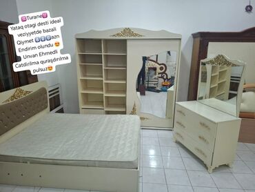 Sifarişlə mebel: ♒Turane♉ Yataq otagi desti ideal veziyyetde bazali Qiymet 6️⃣0️⃣0️⃣azn