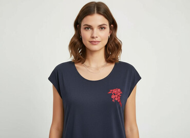 t shirty hm basic: H&M, Women`s dress, size S