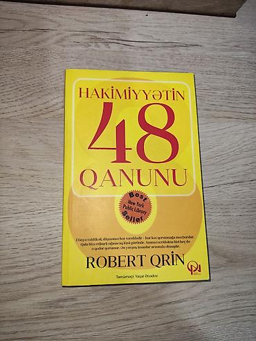Kitablar və jurnallar: 📚 “Hakimiyyətin 48 Qanunu” kitabı satılır! Oxumaq istəyənlər üçün əla — 1