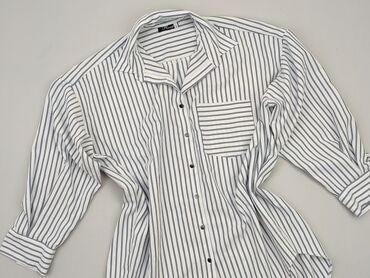 trykotowa bluzki: Koszula Damska, L, stan - Idealny