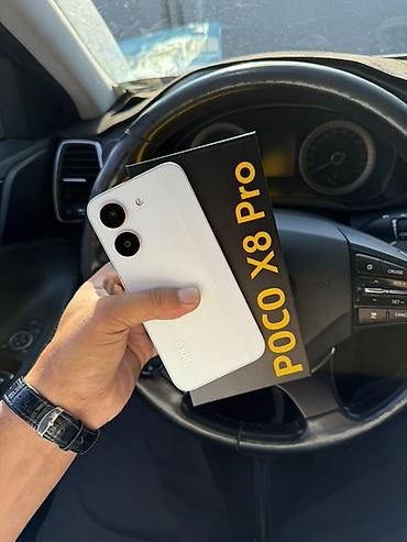 Мобильные телефоны и аксессуары: Poco X8 Pro, Б/у, 512 ГБ, цвет - Белый, 2 SIM — 1