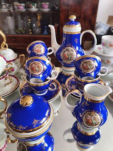 Наборы посуды: Фарфоровый столовый сервиз Цесис (Cesis, Латвия) с фирменным клеймом — 35