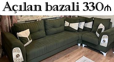 madeyra mebel divanlar: Künc divan, Qonaq otağı üçün, Bazalı, Açılan — 1
