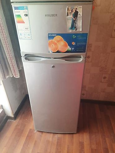 hauser: İşlənmiş 2 qapılı Hauser Soyuducu Satılır, rəng - Boz, Dolab içi — 1