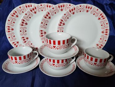 Kuhinjski setovi: Porcelanski nov set,servis za 4 osebe. Servis fabricki za 4 na lalafo.rs — 3 Kuhinjski setovi: Porcelanski nov set,servis za 4 osebe. Servis fabricki za 4 — 3