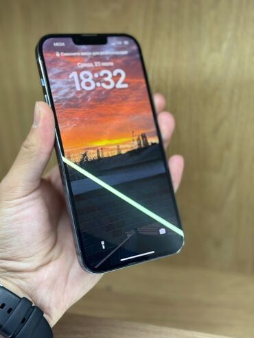 телефон айфоны: IPhone 13 Pro Max, Б/у, Sierra Blue
