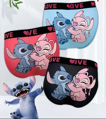 ps baletanke: Ženske gaćice sa motivom crtanih likova “Stitch & Angel”. - — 3