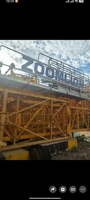 желе: Башенный кран Zoomlion цена договорная Описание:от 2019 до2024 года — 2
