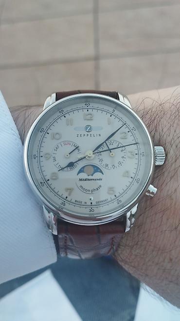 Aksesuarlar: ZEPPELIN “Méditerranée” Moonphase qol saatı - Alman istehsalı (Made — 2