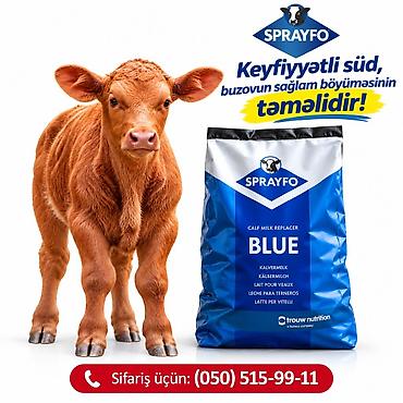 heyvan bazari quslar: SPAYFO BLUE – buzovlar üçün süd əvəzləyicisi / quru süd / süd / buzov — 1