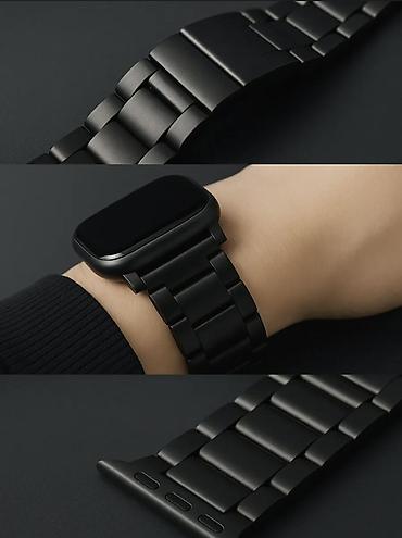 часы sy 11 pro: Металлический ремешок для Apple Watch (черный) - Совместимость: Apple — 4