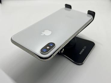aiphon xr: IPhone X, Б/у, 64 ГБ, Белый, Защитное стекло, Чехол, 100 % — 2