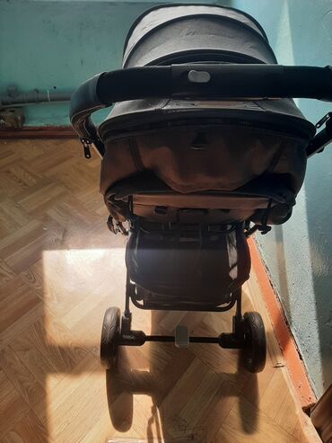 Коляски: Коляска, цвет - Черный, Б/у — 5