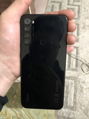 чехол redmi note 7: Xiaomi, Redmi Note 8, Б/у, 64 ГБ, цвет - Черный, 2 SIM