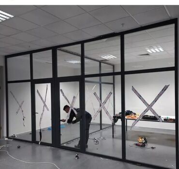 Butkalar, köşklar: Plastik, şüşə, alüminium ofis ara kəsmə. Butka. Köşk. şüşə — 14