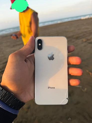 IPhone X, 64 GB, Gümüşü