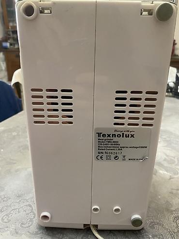 elektirik matorlar: Texnolux elektrik ət çəkən maşını (ətçəkən) - Güc: 2500 vat - — 5
