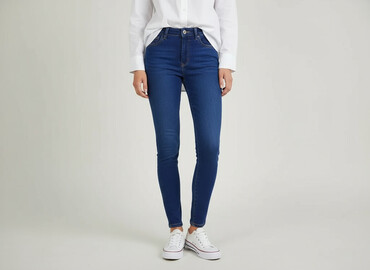 spódnice pull and bear: PULL&BEAR, Jeansy damskie, rozmiar S
