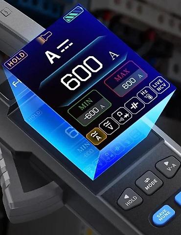 Multimetri: FNIRSI DMC-100 digitalne strujne klešta – TRMS multimetar sa ekranom u — 7