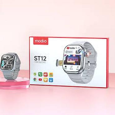 inter: Kateqoriya: Smart saatlar Brend: Modio Model: ST12 Android Gold — 1