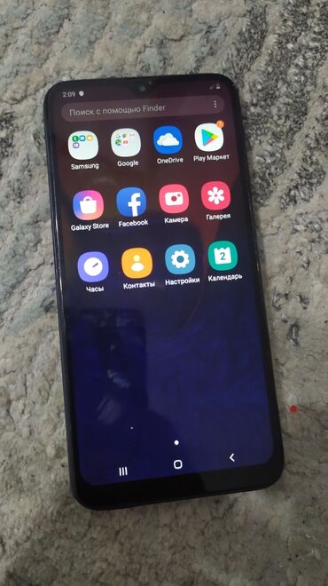 Samsung: Samsung Galaxy A10, Б/у, 32 ГБ, цвет - Синий, 2 SIM