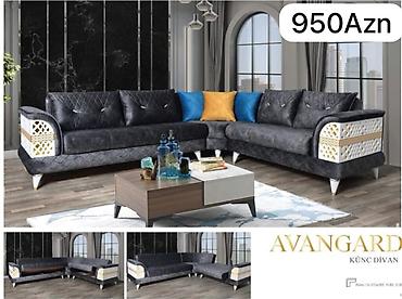 Divanlar: Künc divan, Yeni, Pulsuz çatdırılma — 48