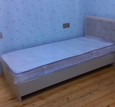Б/у, Односпальная кровать, С подъемным механизмом, С матрасом, Без выдвижных ящиков, Азербайджан