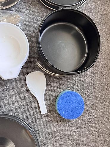 Наборы посуды для готовки: Полевой набор посуды для готовки WILD COOKING SET HM166-C3 Компактный — 10