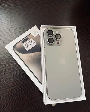 iphone cable: IPhone 15 Pro Max, Новый, 256 ГБ, Natural Titanium, Зарядное устройство, Защитное стекло, Чехол, 87 % — 2